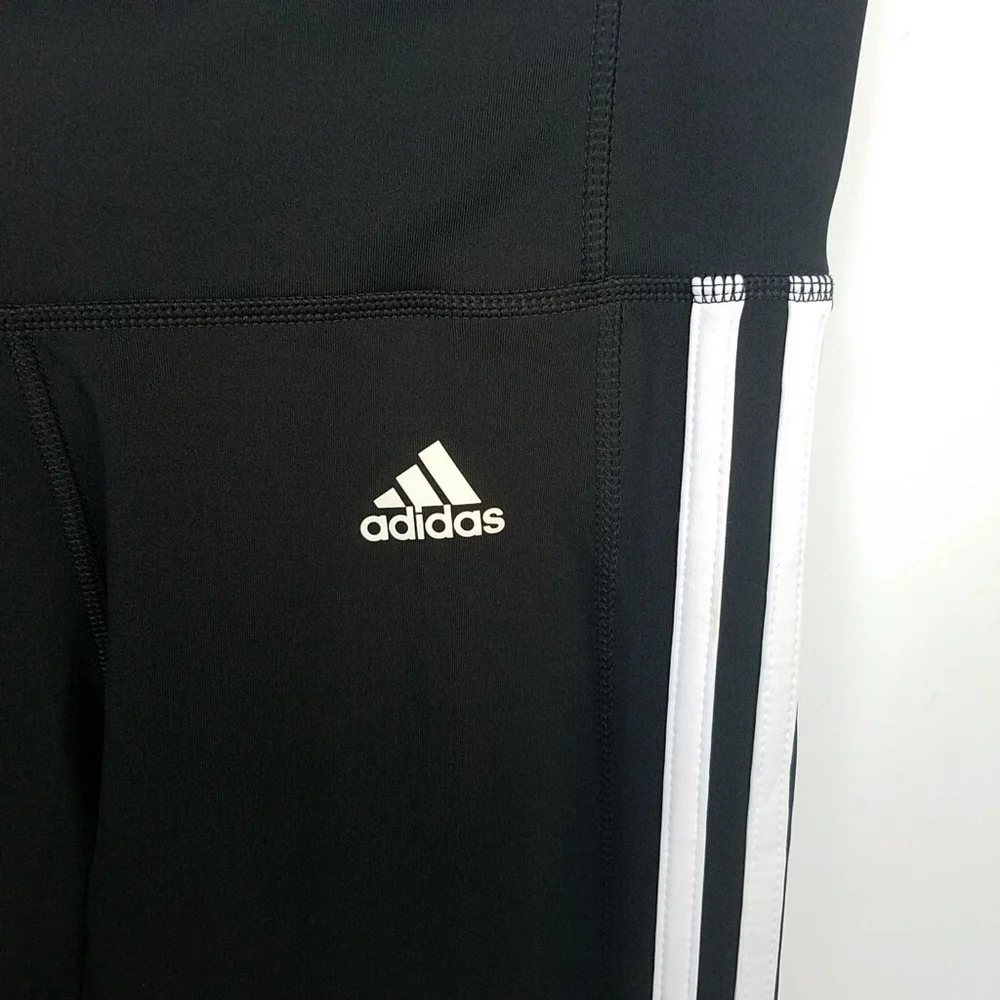 ADIDAS Climalite NWOT Full leg striped Leggings Size Small - Picture 3 of 14